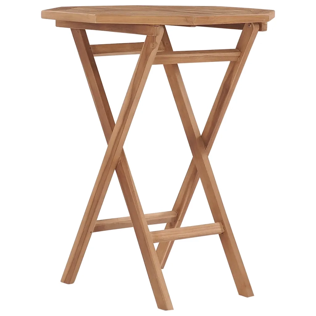 Set da Pranzo per Giardino 3 pz | Set Salotto da Giardino in Legno Massello di Teak