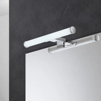 Specchio bagno 60x80 cm reversibile con luce LED naturale