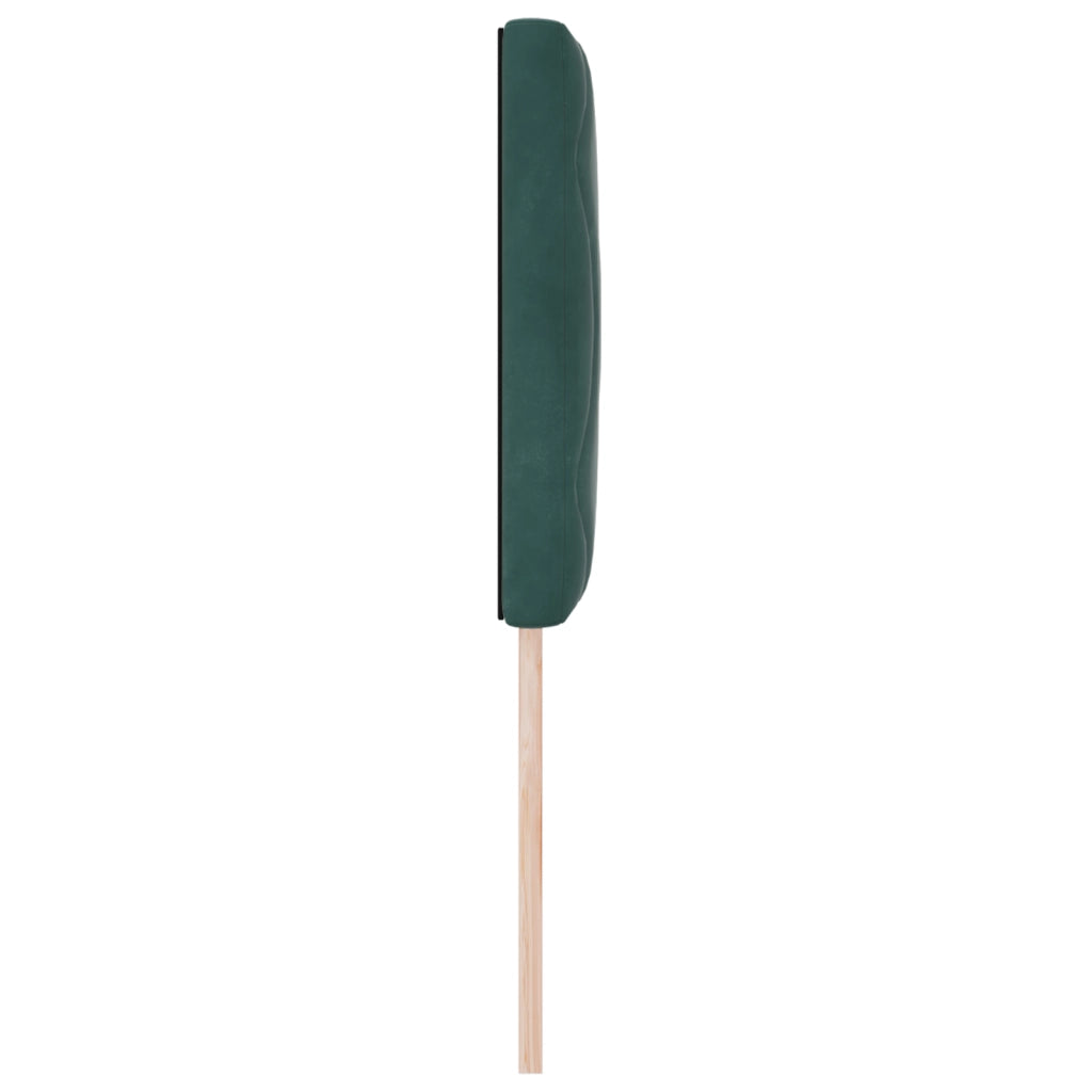 Testata LED Design Blocchi a Diamante Verde Scuro 80 cm Velluto