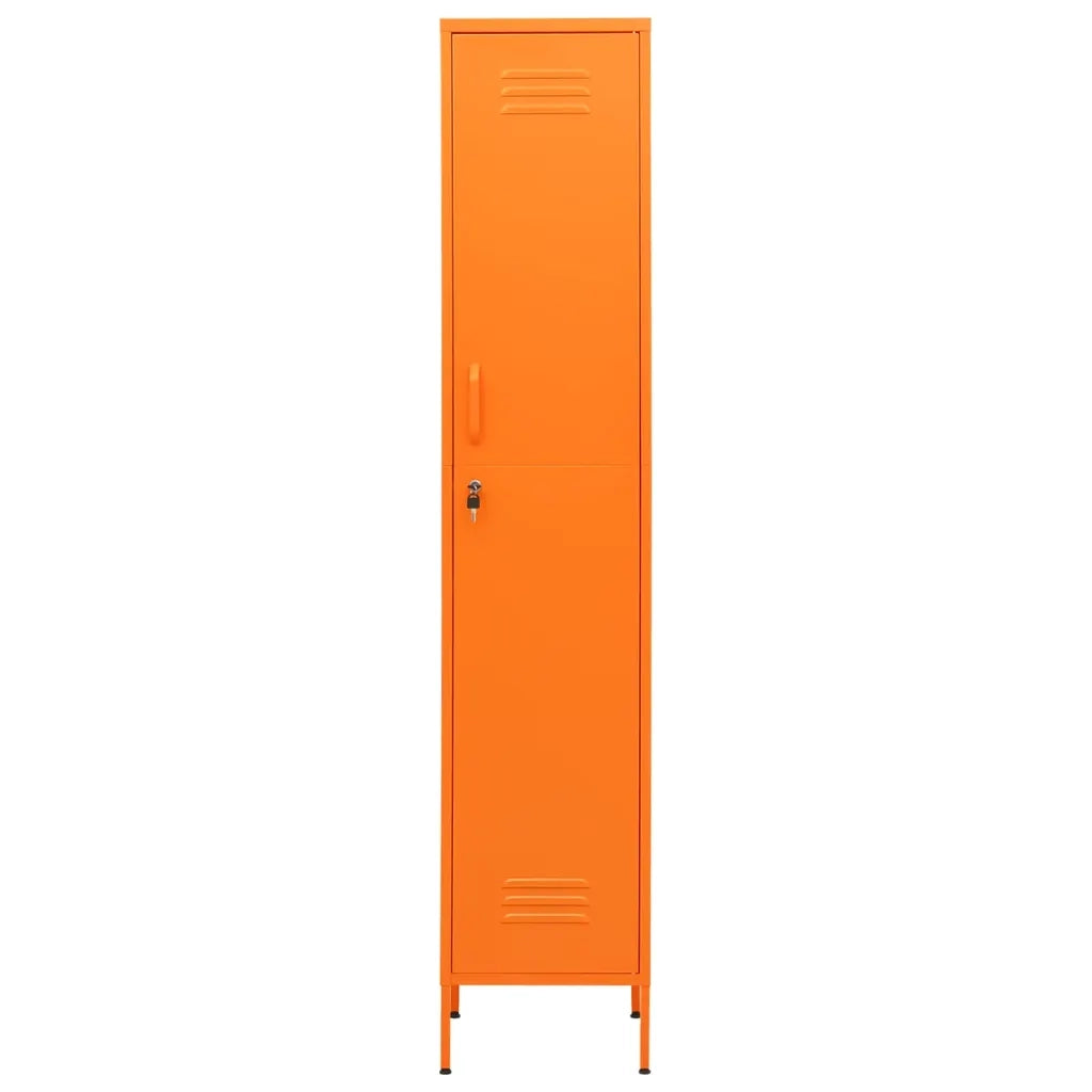 Armadio Arancione 35x46x180 cm in Acciaio 336255