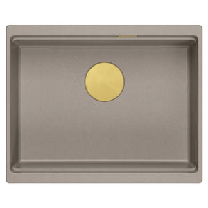 Lavello In Granito Logan 100 Beige Rame