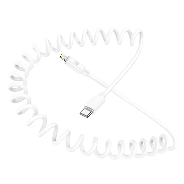 Cavo di Ricarica a Molla USB con Lightning Lostech 120 cm