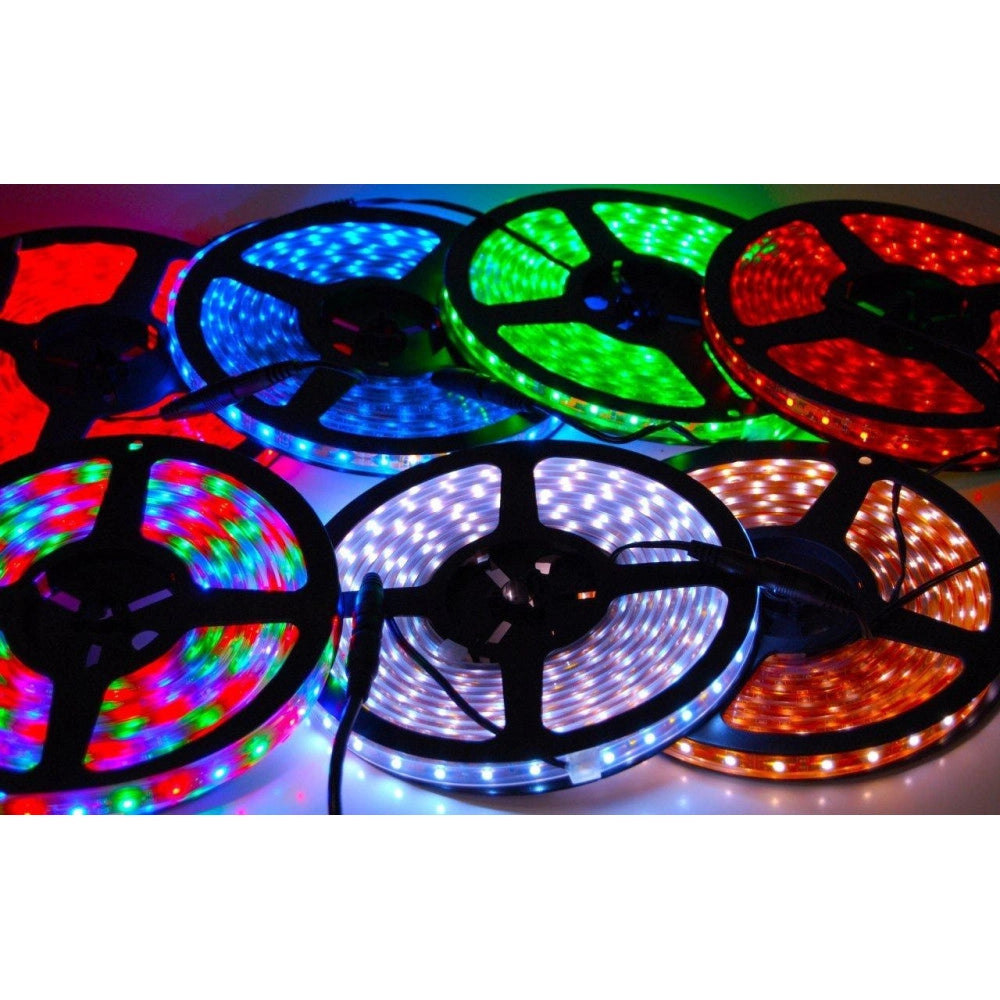 Trade Shop - Strip Striscia Led 5m 3528 5050 5630 300 Led Impermeabile Fredda Calda Rgb - -verde -smd 5050  -2 Ampere  -