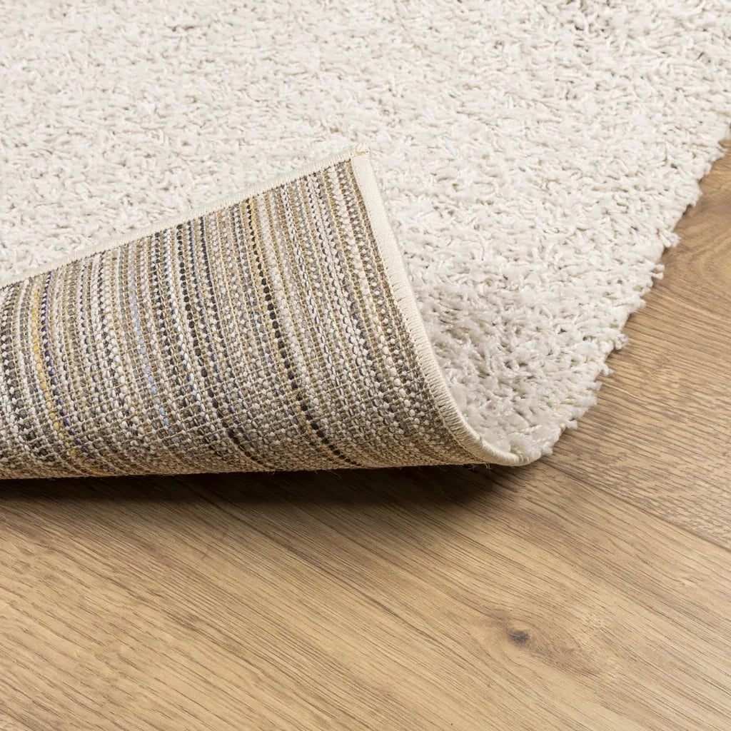 Tappeto Shaggy PAMPLONA a Pelo Lungo Moderno Crema 160x230 cm 375237