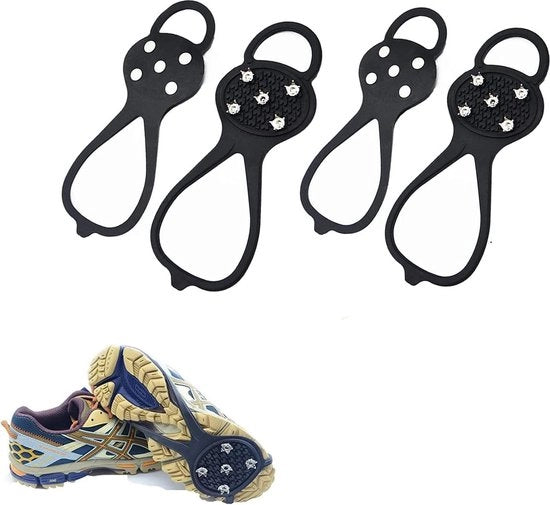 Stivali con Cinturino Antiscivolo per Escursionismo, Sciare, Jogging e Camminata su Roccia 2 Pair