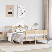 vidaXL Letto senza Materasso 140x190 cm in Legno Massello di Pino