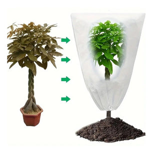 Cappuccio Protezione Piante Inverno 3 Pezzi da 1,5x1,8 m, Telo Antigelo per Piante in Tessuto non Tessuto, Copertura Piante Inverno 17g/m2