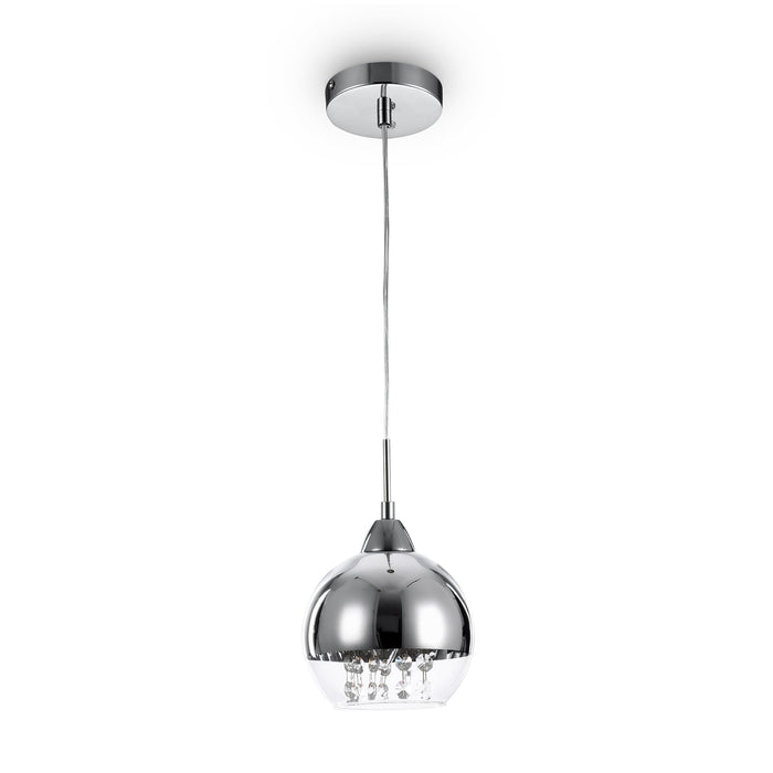 Lampada pendente Pendant in Metallo Iceberg Nickel