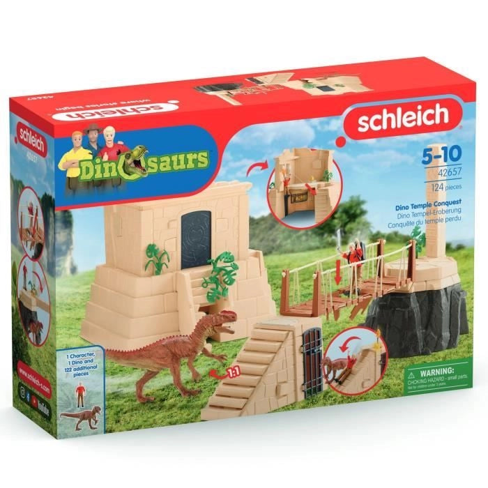 SCHLEICH- Avventure al Tempio Perduto- 42657- Gamma dei Dinosauri