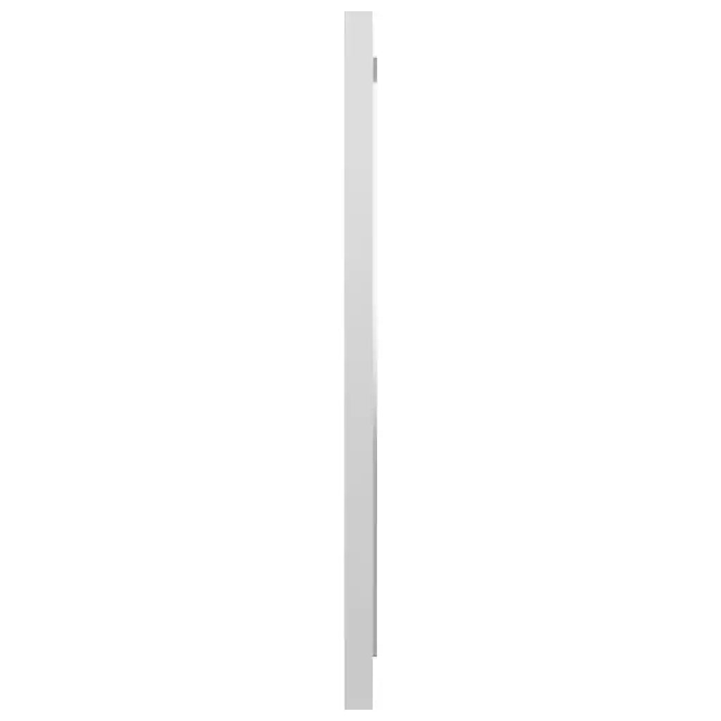 Set Mobili da Bagno 2 pz Bianco Lucido in Truciolato cod mxl 60668