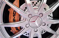 Auto Elettrica Per Bambini 1 Anno Mercedes Elettrica Per Bambini Gt- R Bianca 12 V Con Telecomando e Portelle Apribili