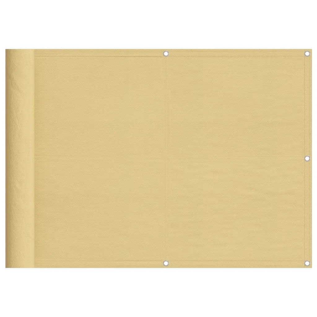 Paravento da Balcone Sabbia 75x1000 cm 100% Poliestere Oxford 4000027