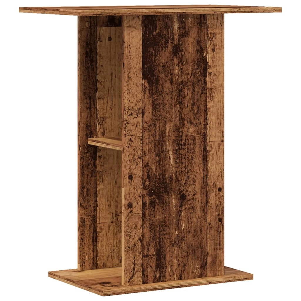 Supporto per acquario finitura legno invecchiato 36 x 60,5 x 72,5 cm legno ingegnerizzato marrone 02_0044713