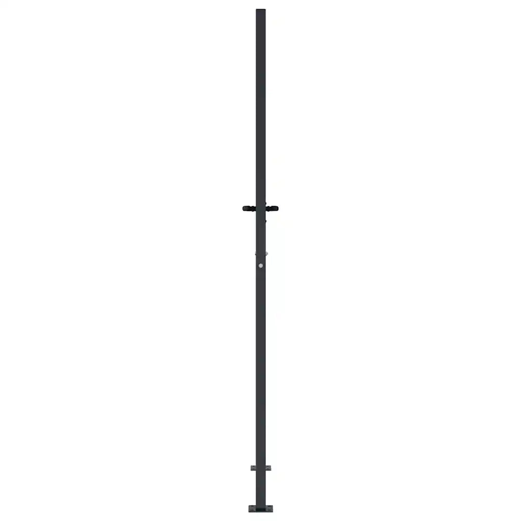 Cancello Giardino Antracite 105x180 cm in Acciaio Design Albero