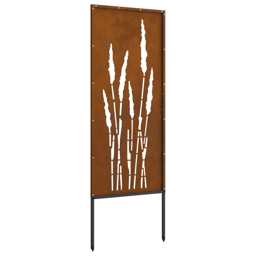 Schermo per privacy in giardino Floreale Ruggine 50 x 140 cm 876314