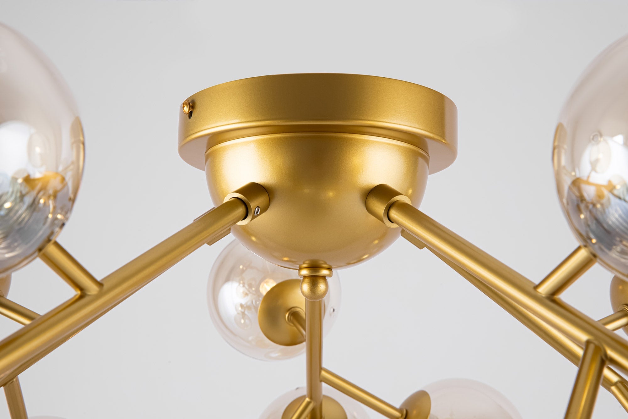 Plafoniera Modern in Metallo Dallas Oro