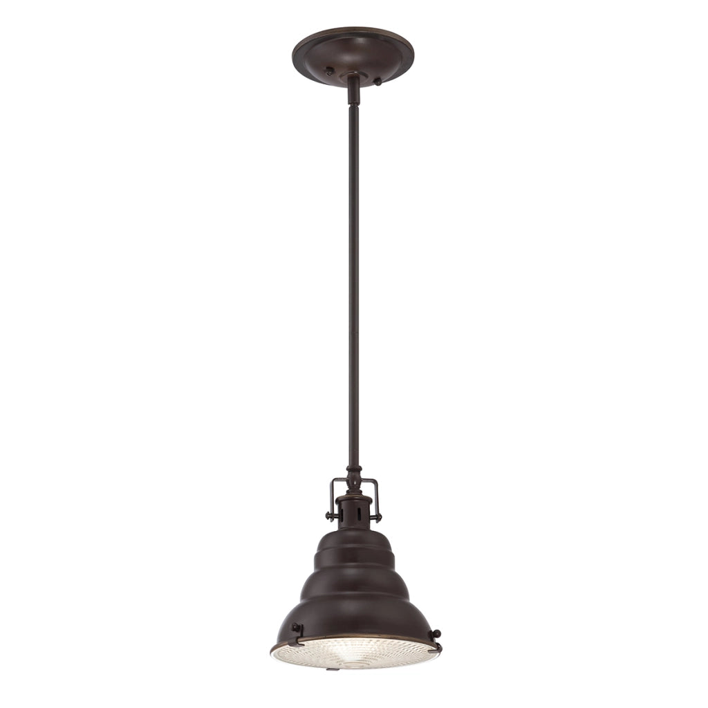 Lampada a sospensione Quoizel Eastvale bronzo E27 60W