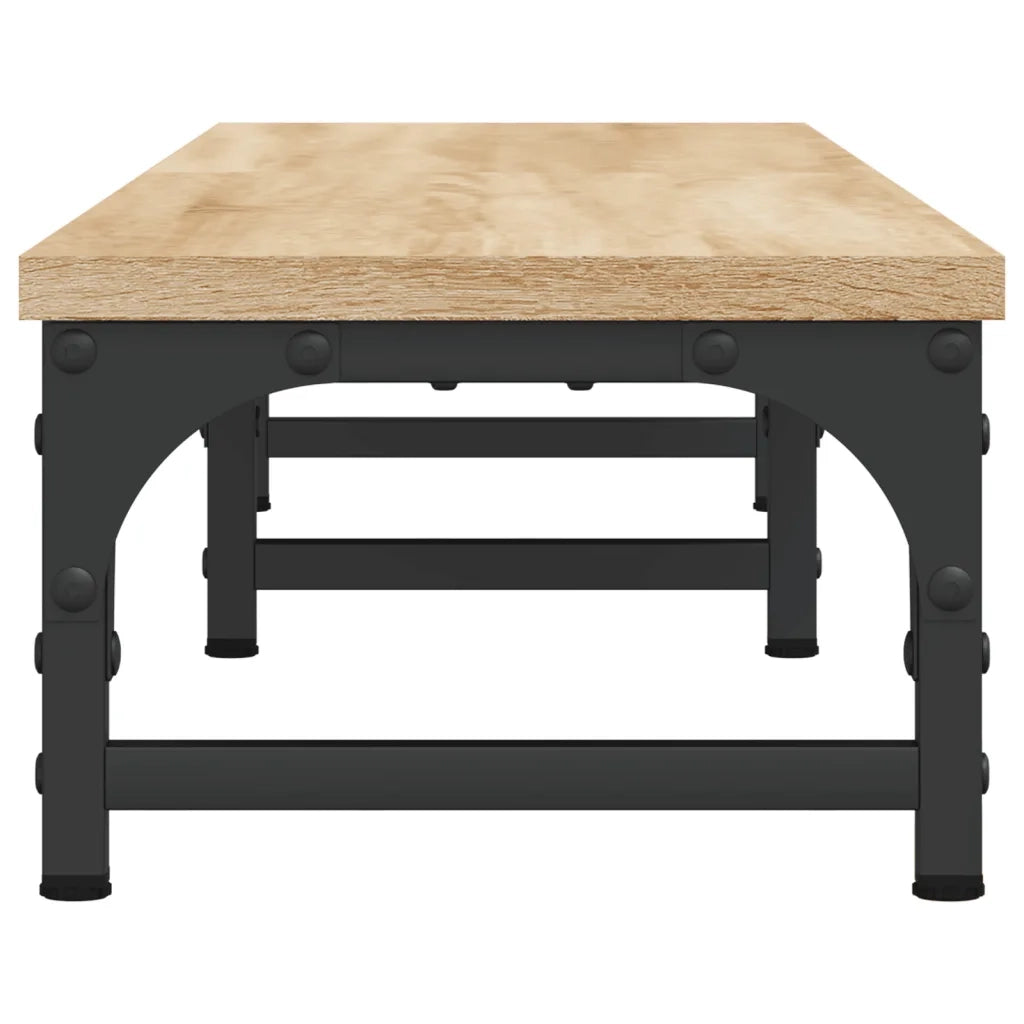 vidaXL Supporto Monitor Rovere Sonoma 105x23x15,5 cm Legno Multistrato