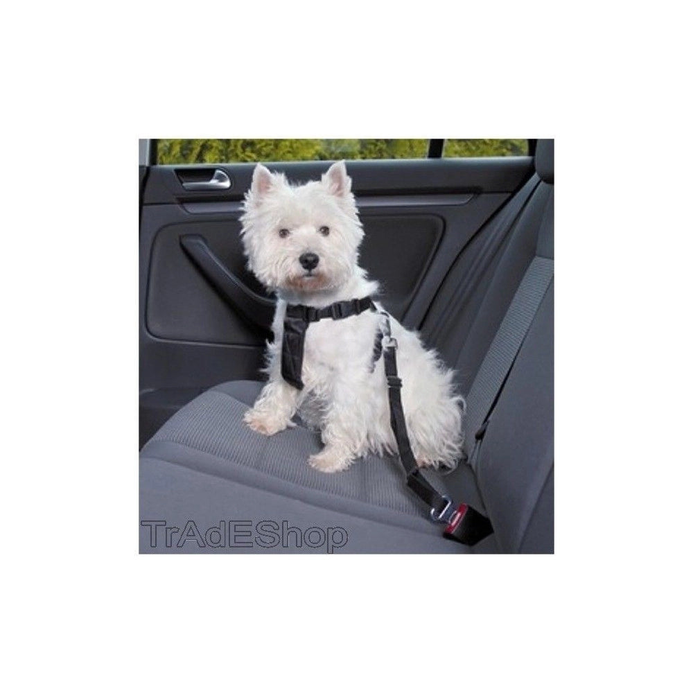 Trade Shop - Cintura Di Sicurezza Per Cani Cane Guinzaglio Regolabile Auto Universale -