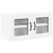 Pensile da cucina | Mobile in vetro da parete LUCCA Bianco 80 x 31 x 40 cm
