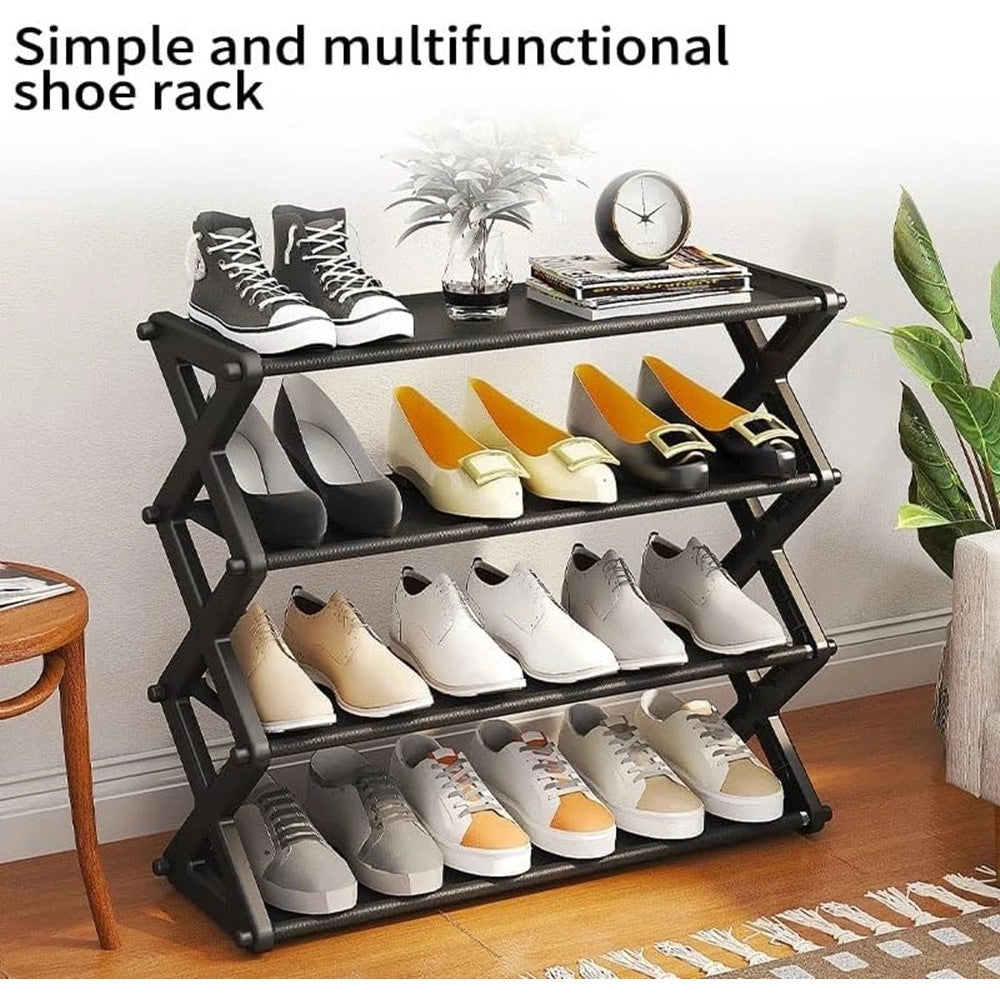 Trade Shop - Scarpiera Per Ingresso Organizzatore Scarpe Mobile Mensole Stoccaggio Stretta 65,5x57x20cm -
