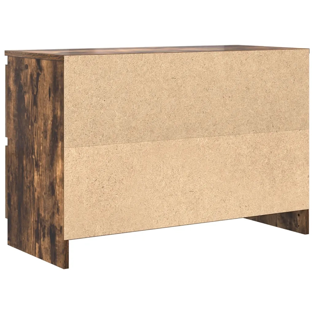 Mobile TV-Credenza per TV-Console TV Rovere Fumo 80x35x54 cm in Legno Multistrato