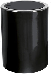 Emiciclo cosmetico in ceramica nera diametro ca. 19 cm altezza 25 cm