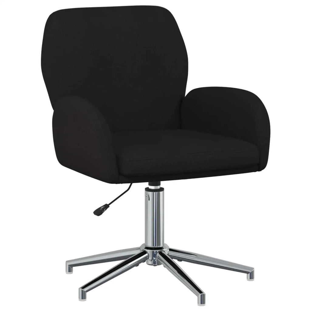 Sedia da scrivania girevole 54 x 58 x 90 cm Nero Tessuto 42034338