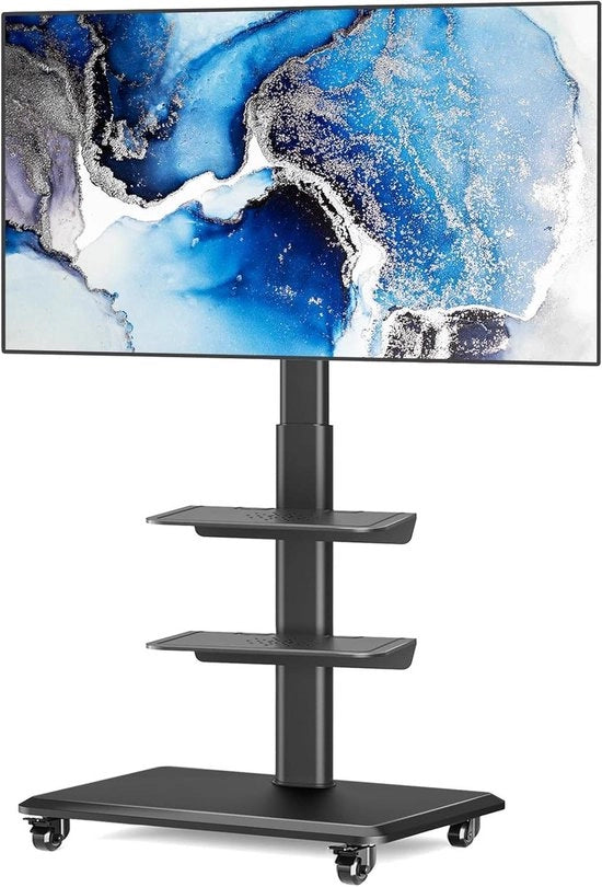 Supporto per televisore rotante e regolabile in altezza per schermo da 26 a 65 pollici - Nero - Massimo 35 kg - VESA 400