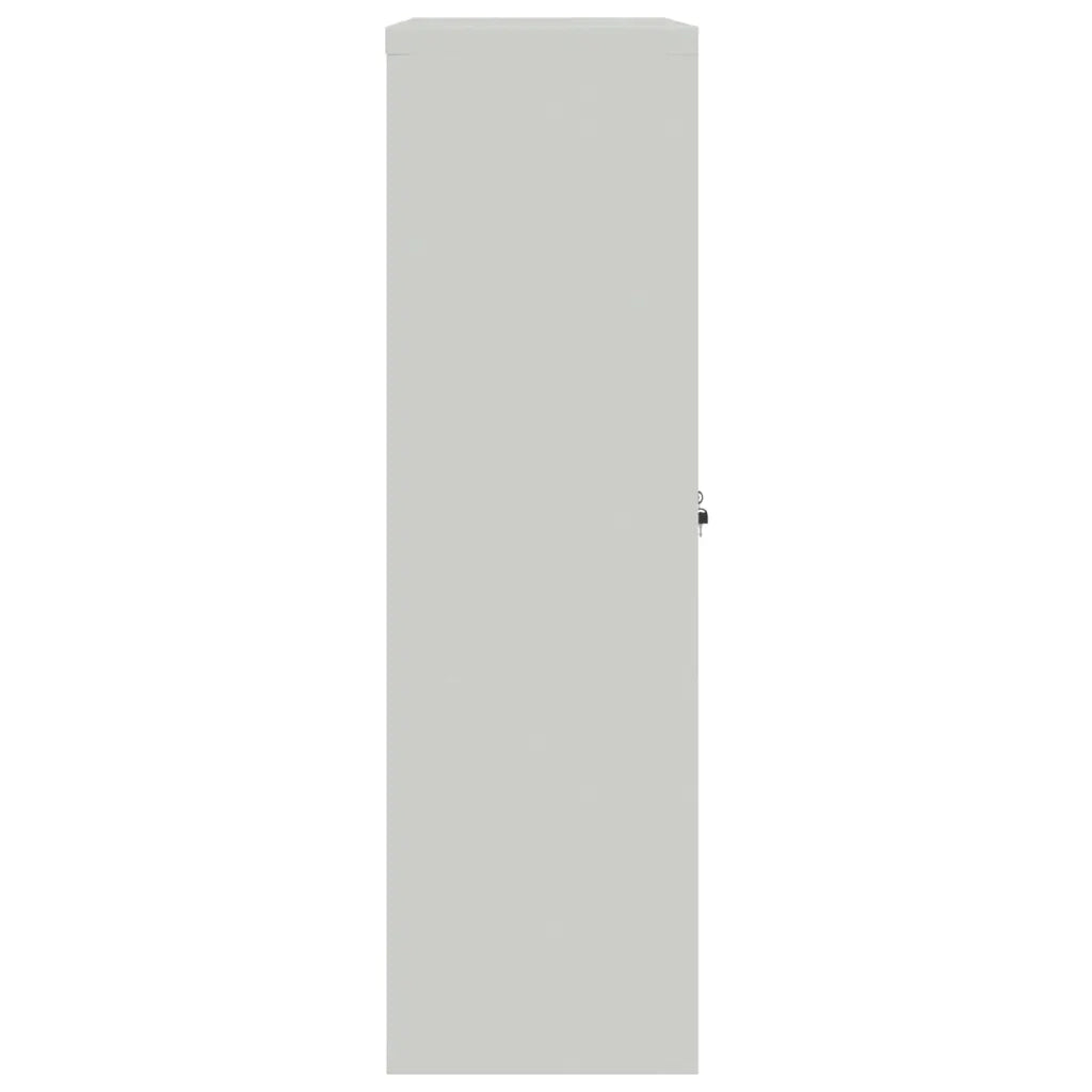 Armadio per Ufficio 90x40x140 cm in Acciaio Grigio CFW5116613