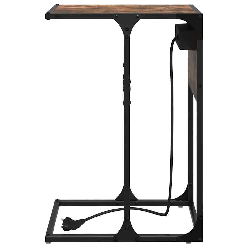 Armadio da Notte Rovere fumé 41,5 x 26 x 60,5 cm 859602