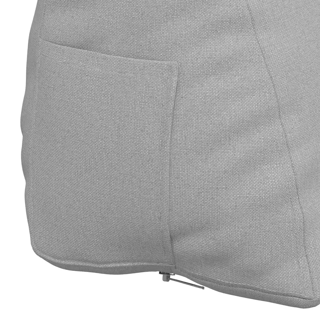 Cuscino per Schiena Grigio Nuvola 60 x 20 x 50 cm Tessuto
