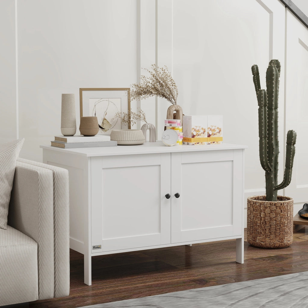 Armadio per Lettiera ¨C Zephmum ¨C Bianco 80x51x54 cm