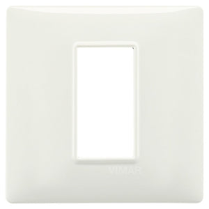Placca Vimar Plana 1 modulo colore Avorio 14641.02