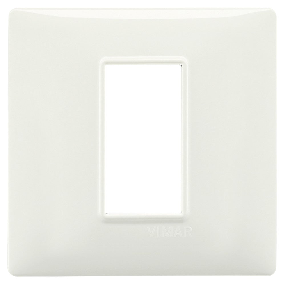 Placca Vimar Plana 1 modulo colore Avorio 14641.02