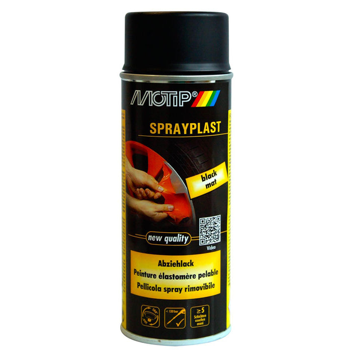 SPRAY PLAST VERNICE NERO OPACO