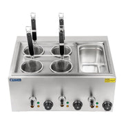 Cuocipasta 4 cestelli teglia GN 1/3 Potenza: 3 x 1.000 watt 14_0001267