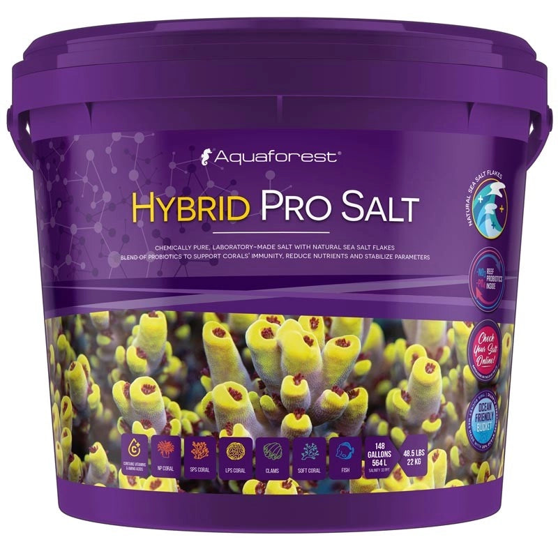 Aquaforest Hybrid Pro Salt secchio da 22kg con Test ICP Incluso
