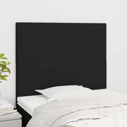 Testiera Nera 80x5x118/128 cm Tessuto 3116028