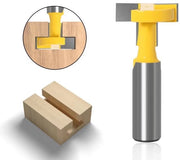 Macchina per fresare T-snefida con T-snefia per la lavorazione del legno