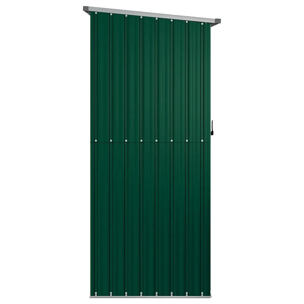 Casetta da giardino verde 180,5x97x209,5 cm in acciaio zincato CFW6024140