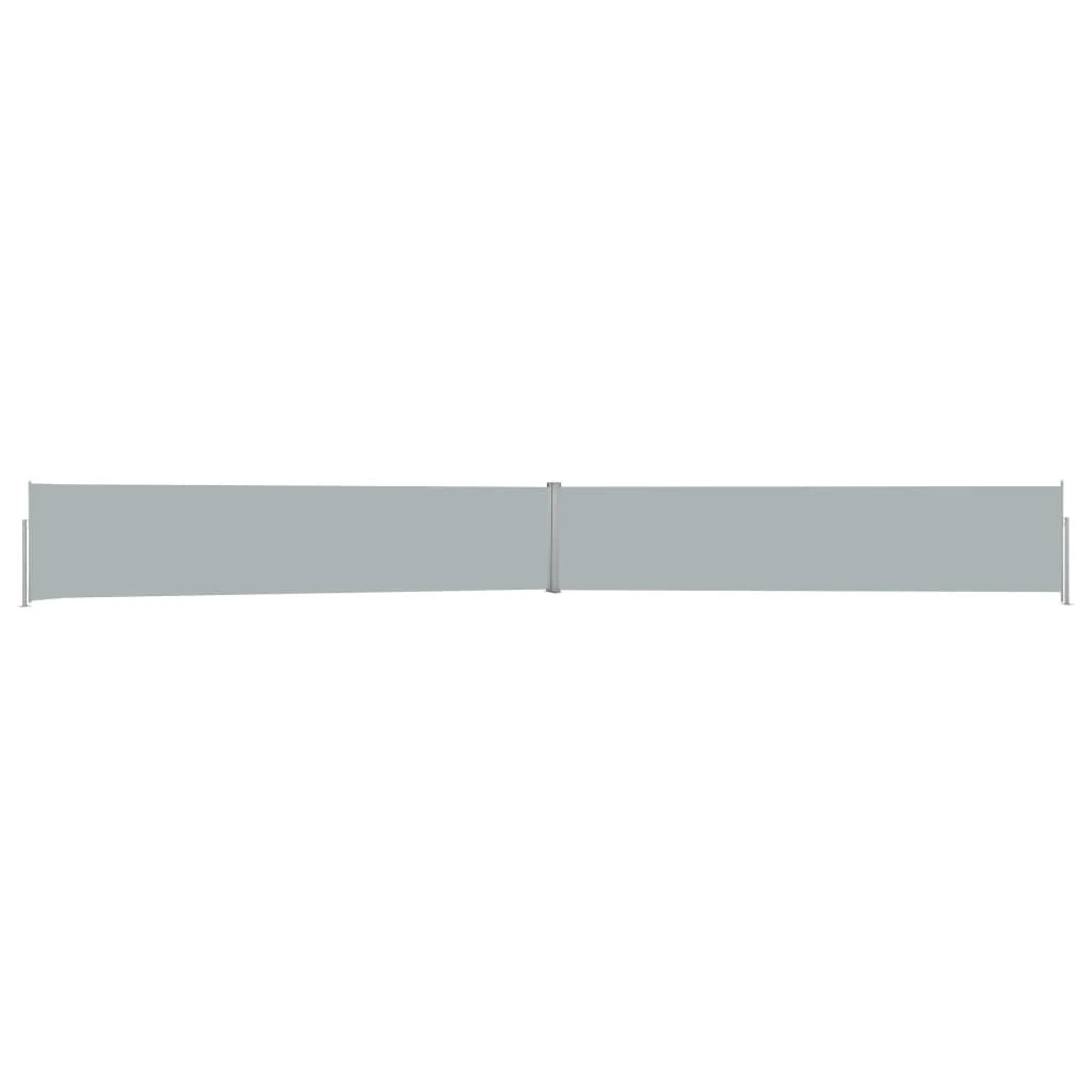 Tenda da sole laterale retrattile/schermo privacy per patio giardino terrazza balcone 140 x 1200 cm antracite 02_0007232
