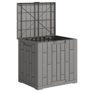 Baule da Giardino 114L in Resina Impermeabile e Anti UV con Chiusura a Chiave, 56x44x54 cm, Grigio