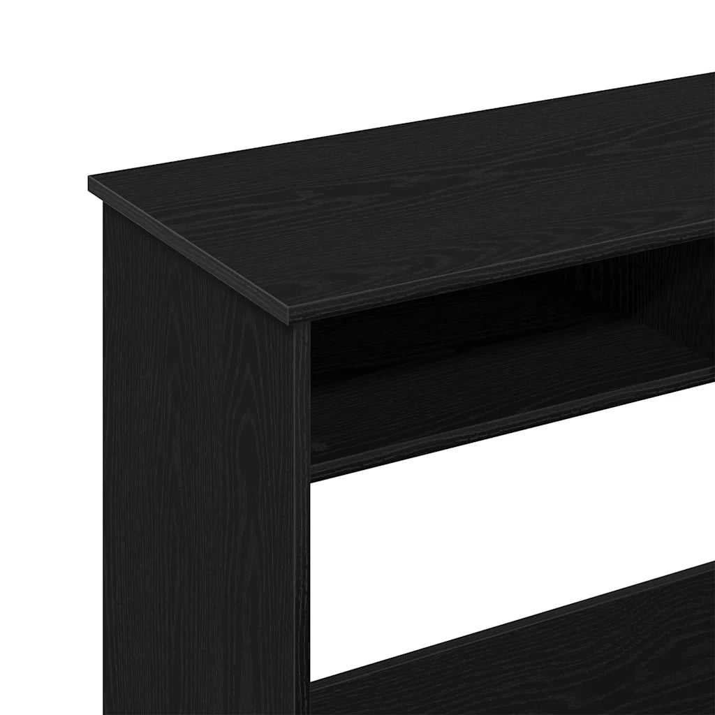 Scrivania | Tavolo da Ufficio Nera 80x40x75 cm in Legno Multistrato
