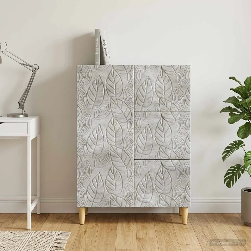 Credenza Grigio Cemento 66 x 34,5 x 90 cm Legno ingegnerizzato 895088