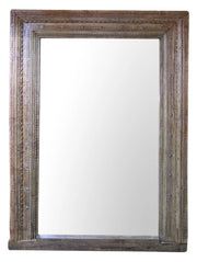 Biscottini Specchio da parete in legno massello di teak
