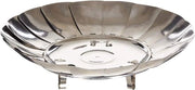 Cassa da fuoco pieghevole - Acciaio inossidabile - 1 pezzo - Argento - 27 x 8 cm