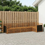 Set divano sezionale 5 pcs Naturale Legno di Acacia Massello 3384400