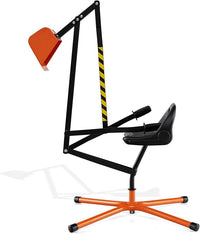 Ruspa Giocattolo per Bambini, Escavatore Cavalcabile con Controlli a 2 Mani e Pala Flessibile, Sedile Girevole a 360°, Regalo per Bambini 3 Anni+ (senza Ruote Arancia)