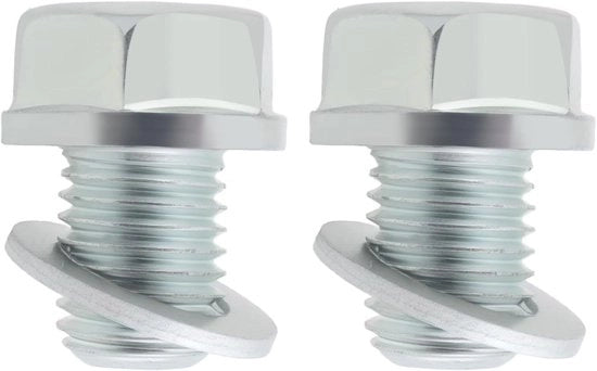 Set di scarico per motocicletta Premium - M12*1.5 - Compatibile con Honda CBF600 CBF1000 CBR125 - Incluso kit di sostituzione per viti e gomiti - Lavastoviglie